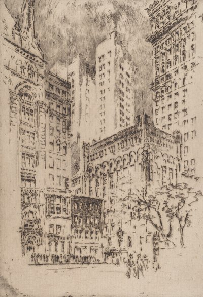 Four-Story House, 1904 by Joseph Pennell