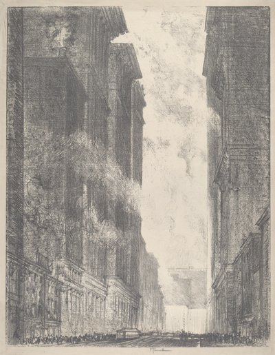 Fourth Avenue by Joseph Pennell