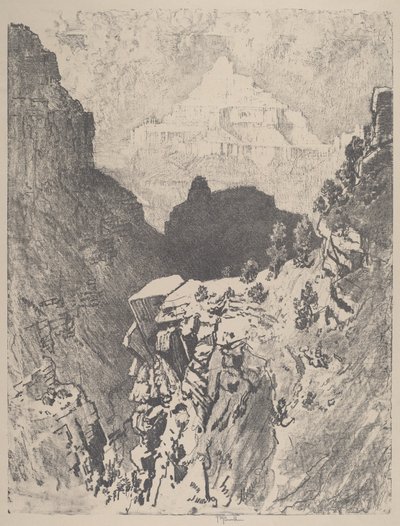 The Temple by Joseph Pennell
