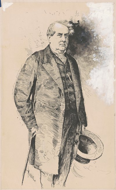 William Wilson Corcoran by Joseph Pennell