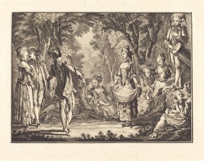 Country Dance by Joseph de Longueil after Charles Eisen