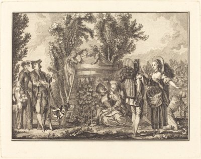Autumn by Joseph de Longueil after Charles Eisen