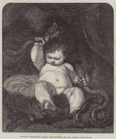 Infant Hercules by Joshua Reynolds