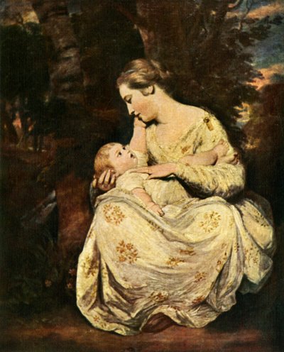 Mrs. Hoare and Child, 1763-1764, c1912 by Joshua Reynolds