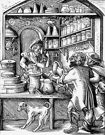 Apothecary by Jost Amman