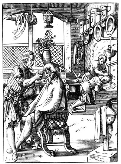 Barber, 16th century 1849 by Jost Amman