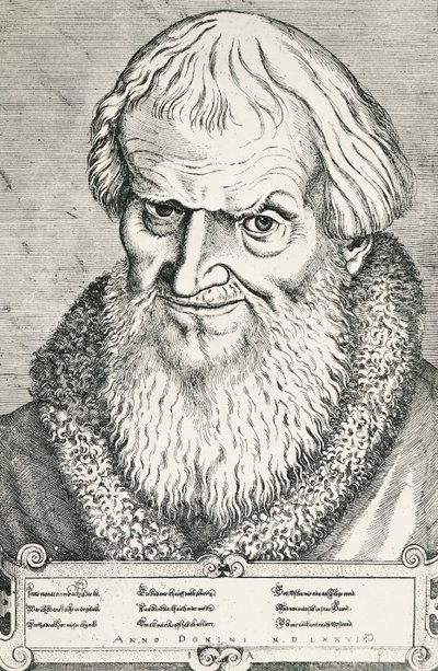 Portrait of Hans Sachs by Jost Amman