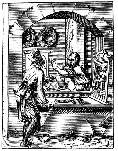 Wire Worker, 16th century by Jost Amman