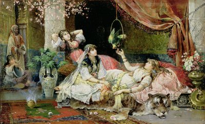 In the Harem by Juan Gimenez y Martin