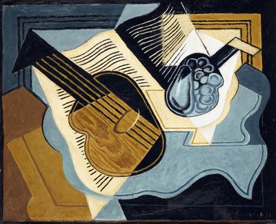 Guitar and Fruit-bowl by Juan Gris