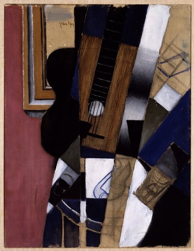 Guitar and Pipe by Juan Gris