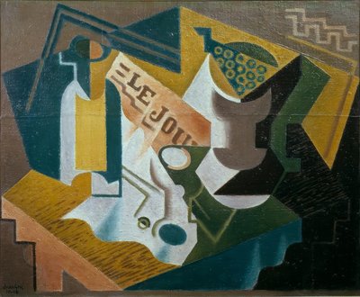 The Newspaper by Juan Gris