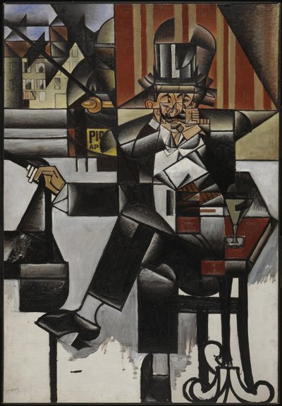 Man in a Café, 1912 by Juan Gris
