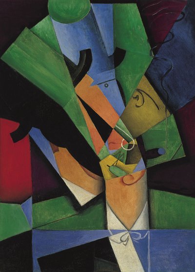 The Smoker Frank Haviland by Juan Gris