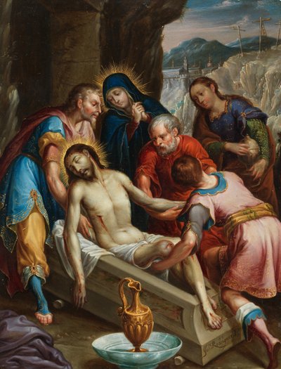 The Entombment of Christ by Juan Rodríguez Juárez