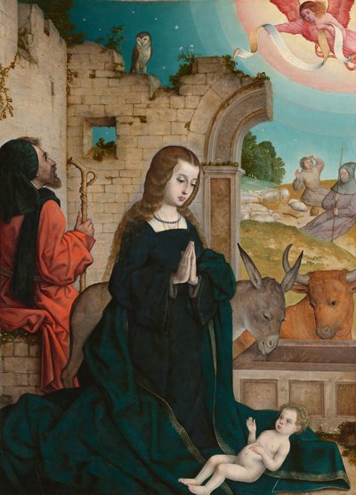 The Nativity by Juan de Flandes