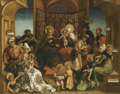 The Holy Kinship by Jörg Breu the Elder