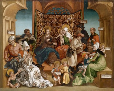 The Holy Kinship by Jörg Breu the Younger