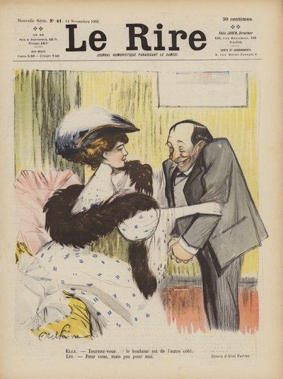 Illustration for Le Rire by Jules Abel Faivre