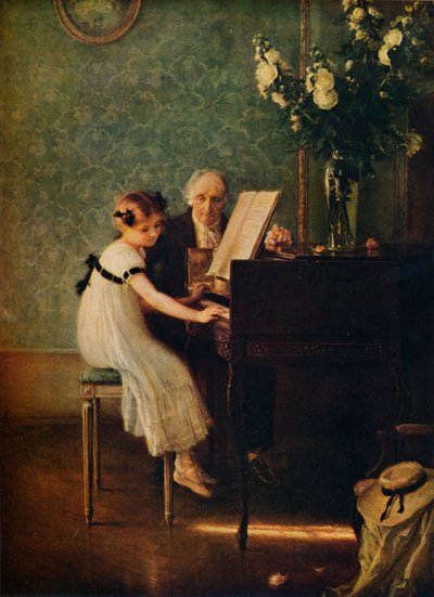 The Music Lesson by Jules Alexis Muenier