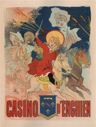 Casino of Enghien by Jules Cheret