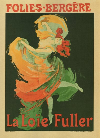 La Loie Fuller by Jules Cheret