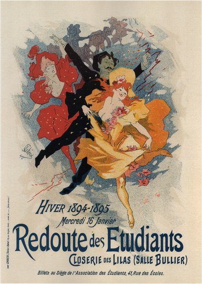 Redoute des Etudiants by Jules Cheret