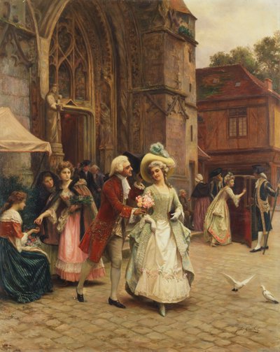 Flirtation by Jules Girardet