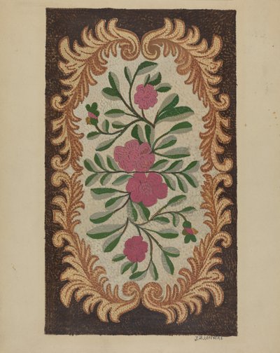 Hooked Rug by Jules Lefevere