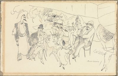 Scene of Figures by Jules Pascin