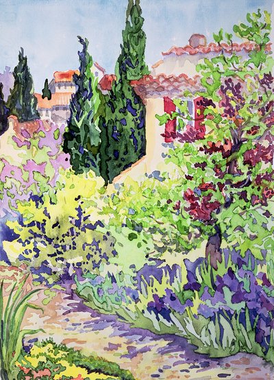 Garden at Vaison by Julia Gibson