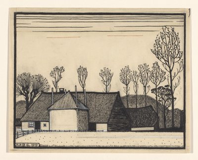 Farmhouse by Julie de Graag (signed by artist)