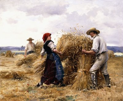 Stacking Hay by Julien Dupre