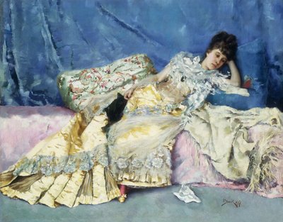 Lady on a Divan by Julius Leblanc Stewart