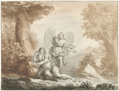Hagar in the Desert by Jurriaan Cootwijck