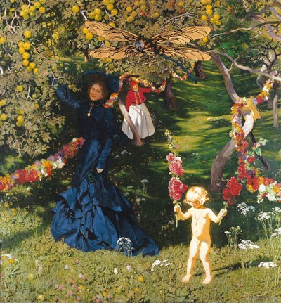The Strange Garden by Józef Mehoffer