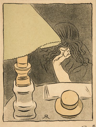 Femme et Lampe by József Rippl Rónai