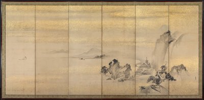 Summer and Winter Landscapes, 1600s by Kano Naonobu