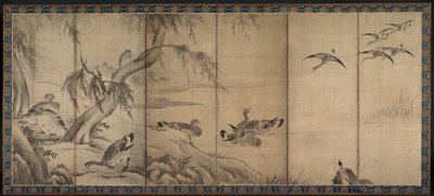 Wild Geese, Late 1500s-Early 1600s by Kano Sanraku