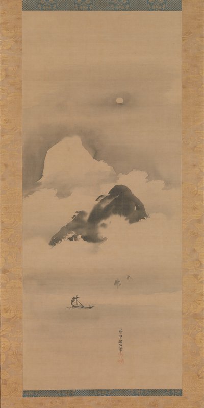 Landscape in Moonlight by Kanō Tan’yū