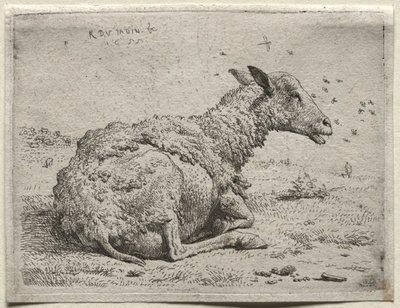 The Sheep and the Flies by Karel Dujardin