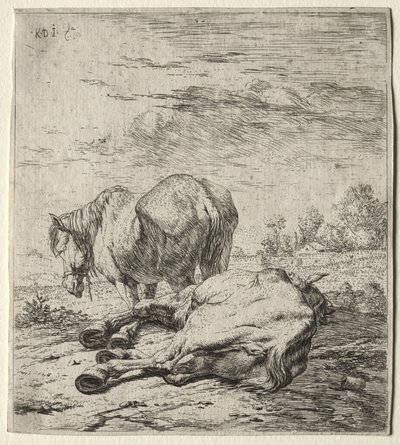 The Two Horses by Karel Dujardin