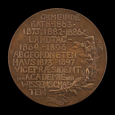 Inscription [reverse] by Karl Gindra