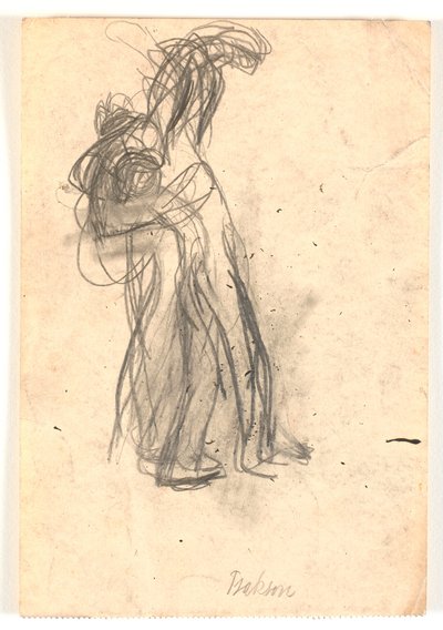 Composition Sketch with One or Two Figures by Karl Isakson