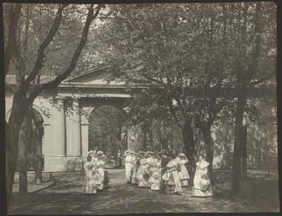 A Park at the Smolny Institute by Karl Karlovitz Bulla