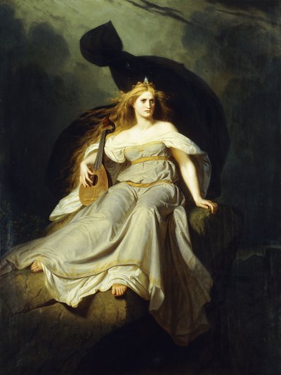 The Muse of Music by Karl Ludwig Adolf Ehrhardt