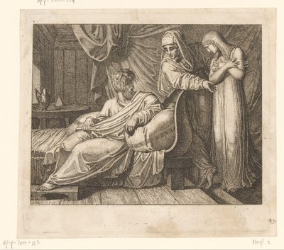 Sarah Introduces Hagar to Abraham (series title: Ideas) by Karl Russ