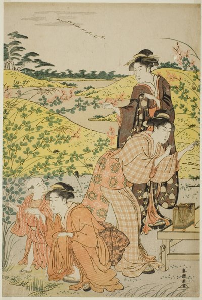 A Picnic Party by Katsukawa Shuncho