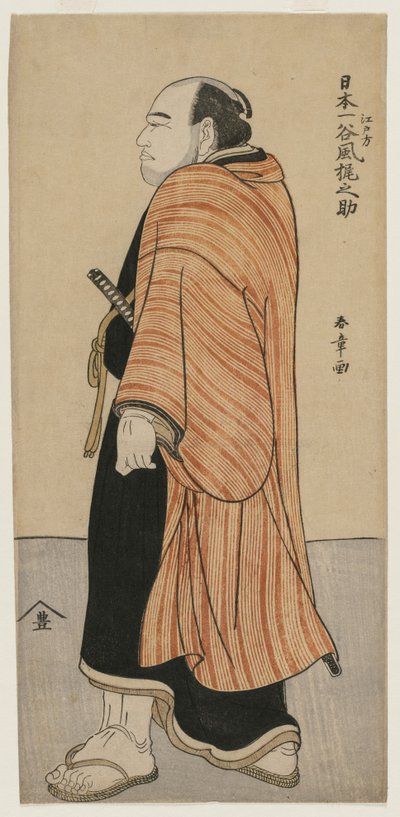 Tanikaze Kajinosuke by Katsukawa Shunsho