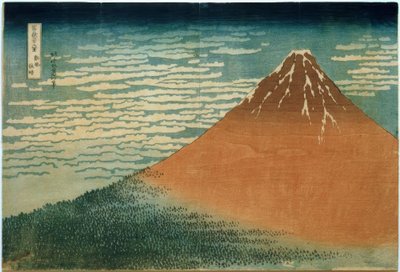 South Wind and Clear Morning by Katsushika Hokusai